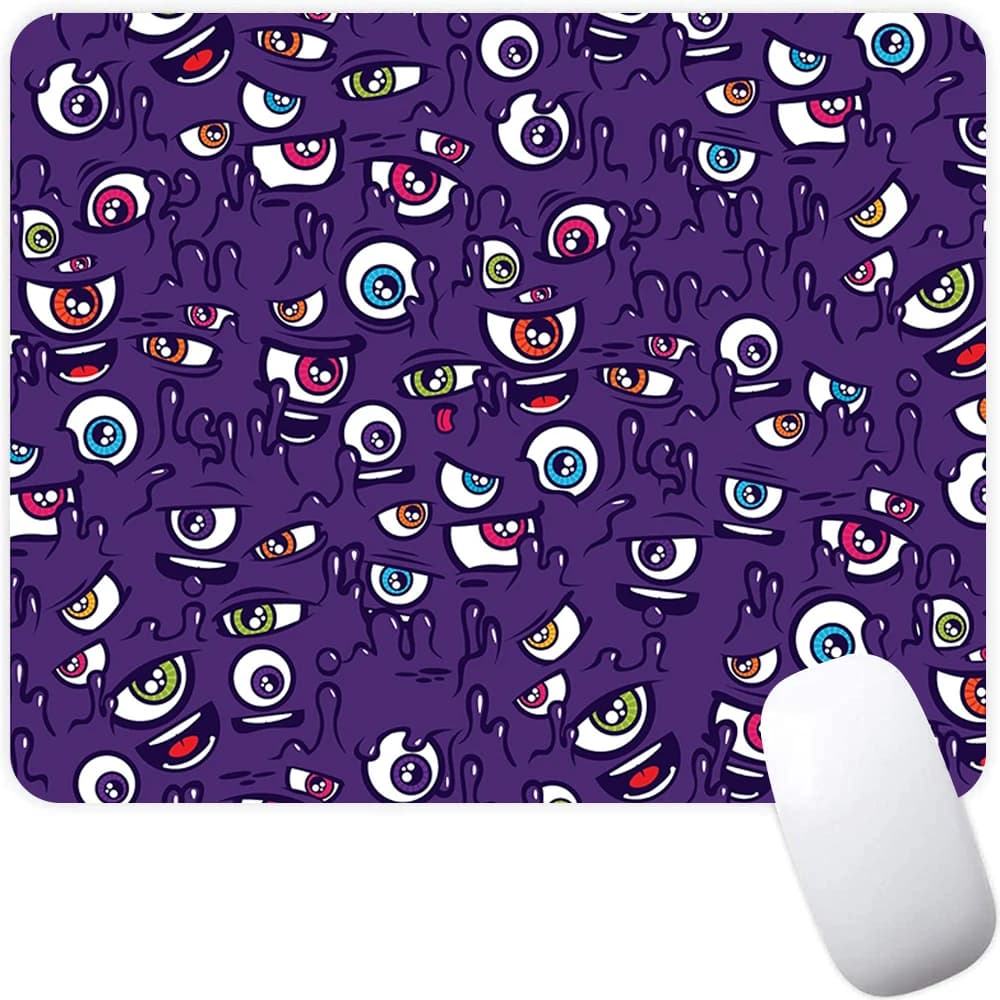 Anime Evil Eyes Modello Piccolo Gaming Mouse Pad Computer Ufficio Mousepad PC Gamer Mouse Zerbino Laptop Mausepad Tastiera Zerbino Scrivania Pad