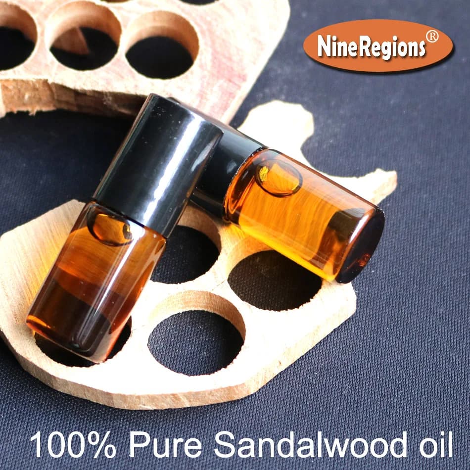 Mysore puro biologico di olio essenziale di sandalo indiano 3ml diffusore di incenso Frank sonno profumo massaggio cura della pelle aromaterapia