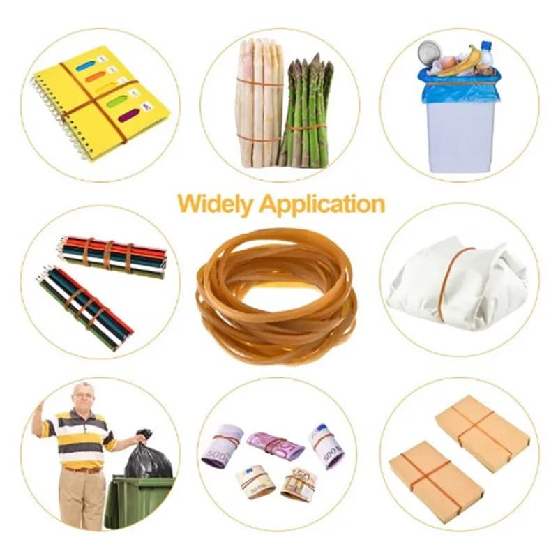 Elastico da 70 * 10 mm Forte fascia elastica Esee Fasce per pattumiera resistenti per forniture per ufficio domestico, bidoni della spazzatura, cartelle di file 20 pezzi