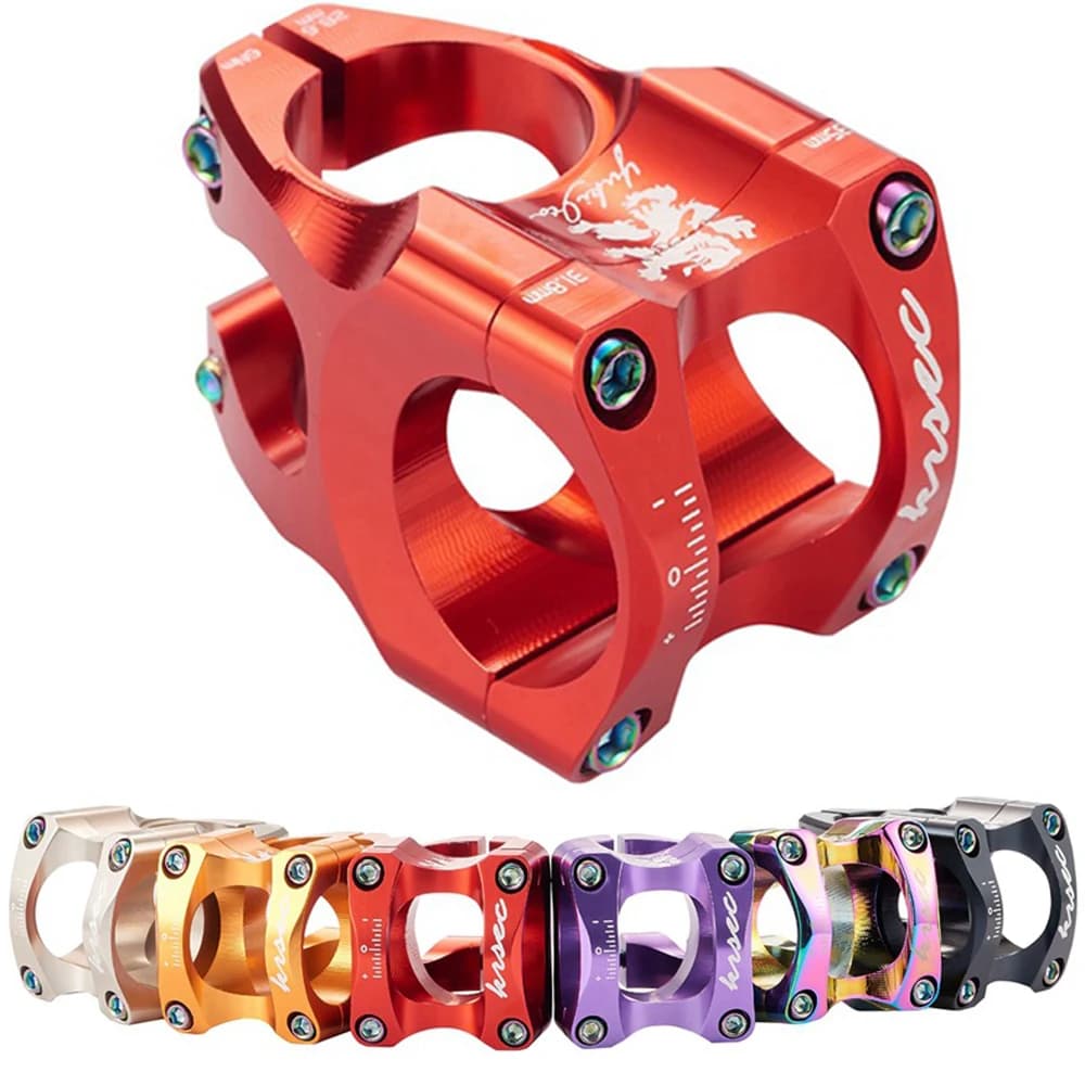Accessorio per la guida della bicicletta con tubo di supporto da 35 mm per mountain bike da discesa corto cavo CNC ultraleggero
