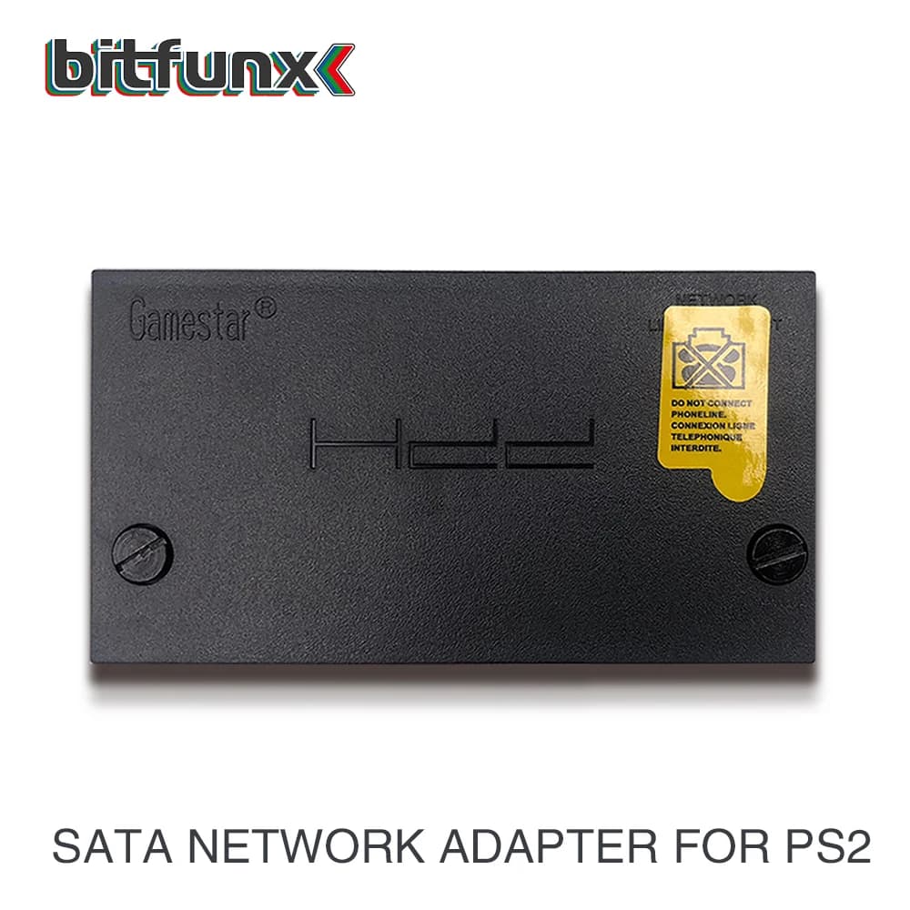 BitFunx Gamestar Adattatore SATA per HDD / SSD da 2,5 pollici o 3,5 pollici Supporto FMCB HD Loader OPL per console di gioco PS2 Fat