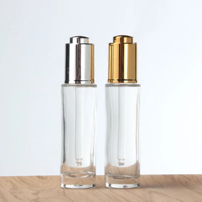 30ml tubi contagocce vetro aromaterapia liquido massaggio essenziale olio pipetta viaggio bottiglie vuote riutilizzabili contenitori cosmetici