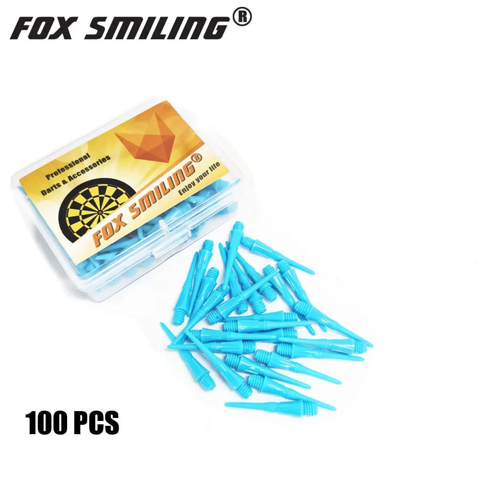 Fox Smiling 50 pezzi 25 mm 2BA accessori professionali per freccette con punta morbida in nylon