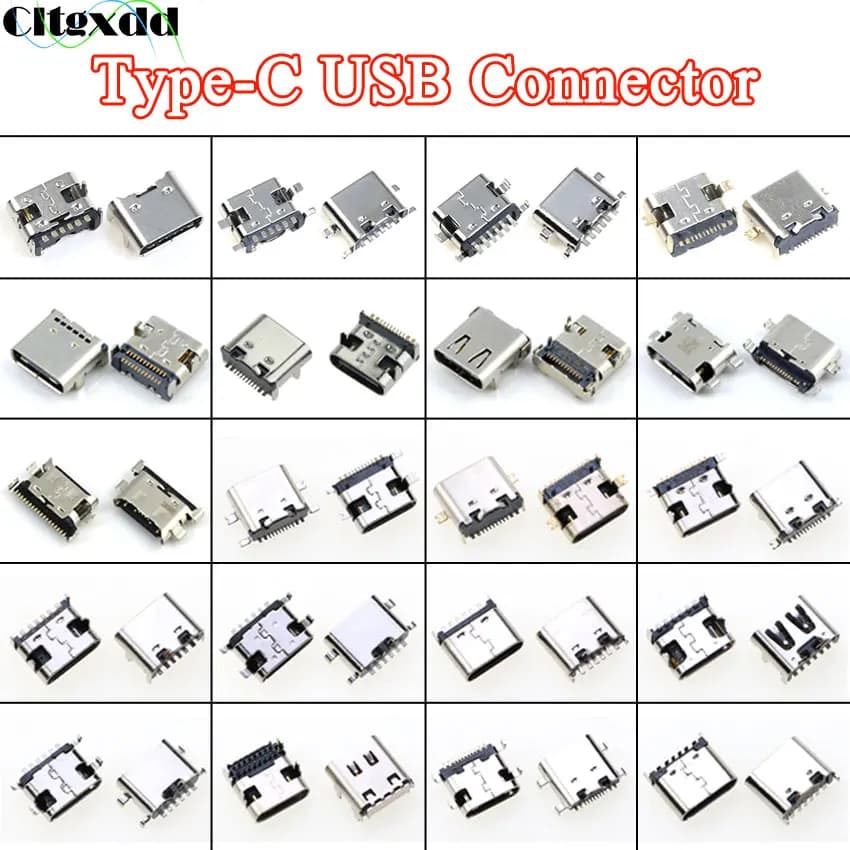 Cltgxdd 20 pz USB tipo C connettore Jack di ricarica porta Dock spina tipo-c presa femmina per JBL Lenovo Xiaomi Huawei Samsung Sony