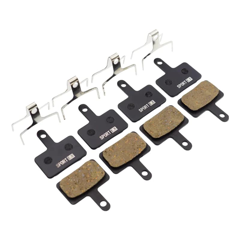 Pastiglie freno bicicletta per SHIMANO B01S, MT200 MT400 M375 M395 M486 M485 M475 M416 M446 M515 M445 M525 pinza Deore, resina, 4 paia