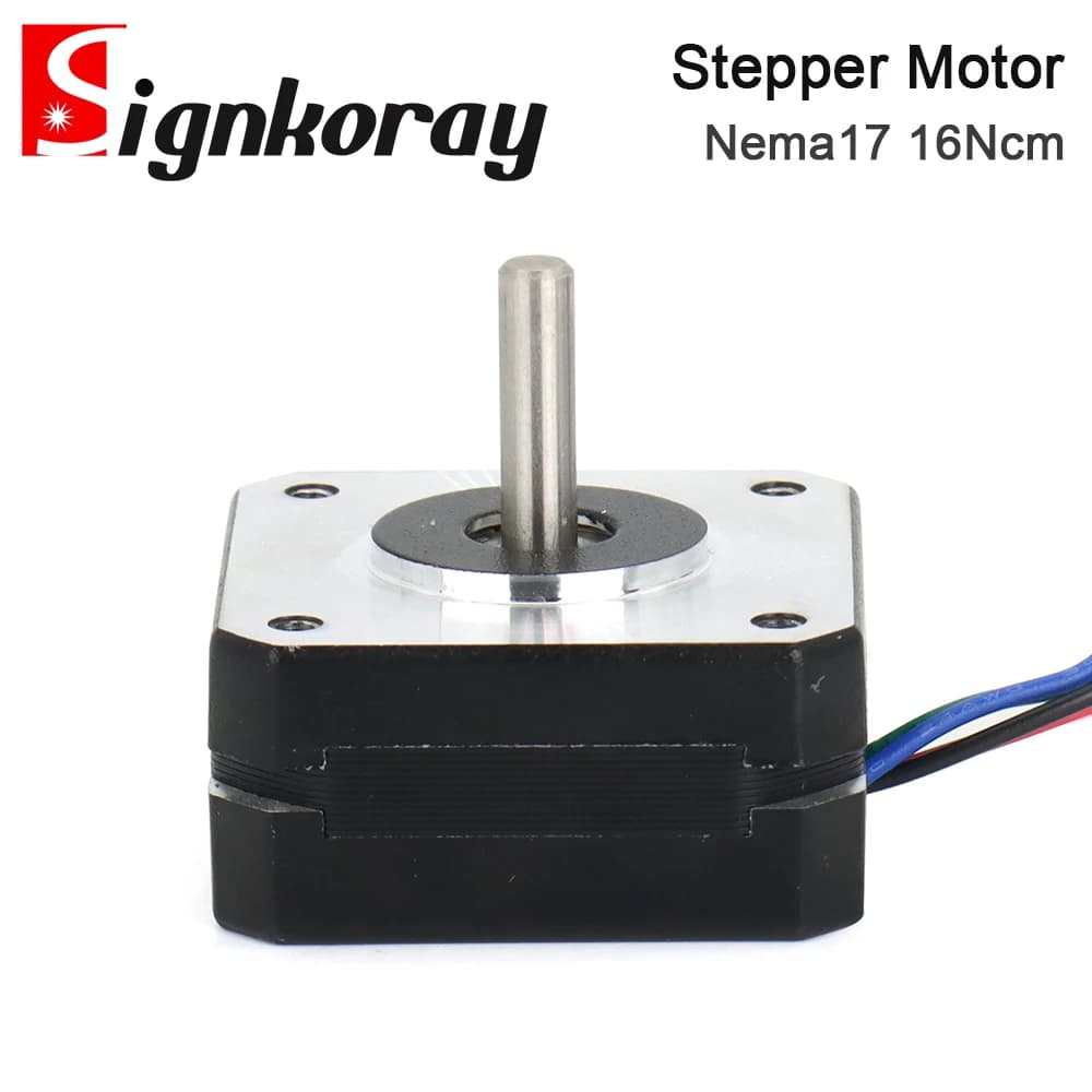 SignkoRay Nema17 motore passo-passo 20mm 16Ncm 1A Nema17 motore passo-passo motore 4 derivazioni per motore stampante 3D estrusore CNC