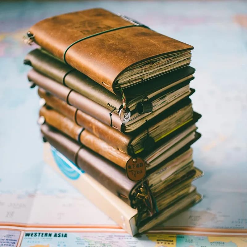 Taccuino con copertina in pelle retrò difettoso diario portatile diario di viaggio libro fatto a mano in stile giapponese regalo fai da te Memo aziendale