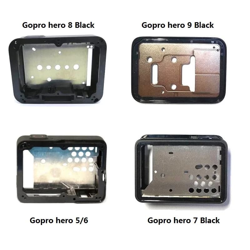 Sostituisci gli accessori per GoPro Hero 789/ 1312110 Telaio nero Accessori originali Telaio Porta Pannello frontale/Custodia/Scatola di protezione