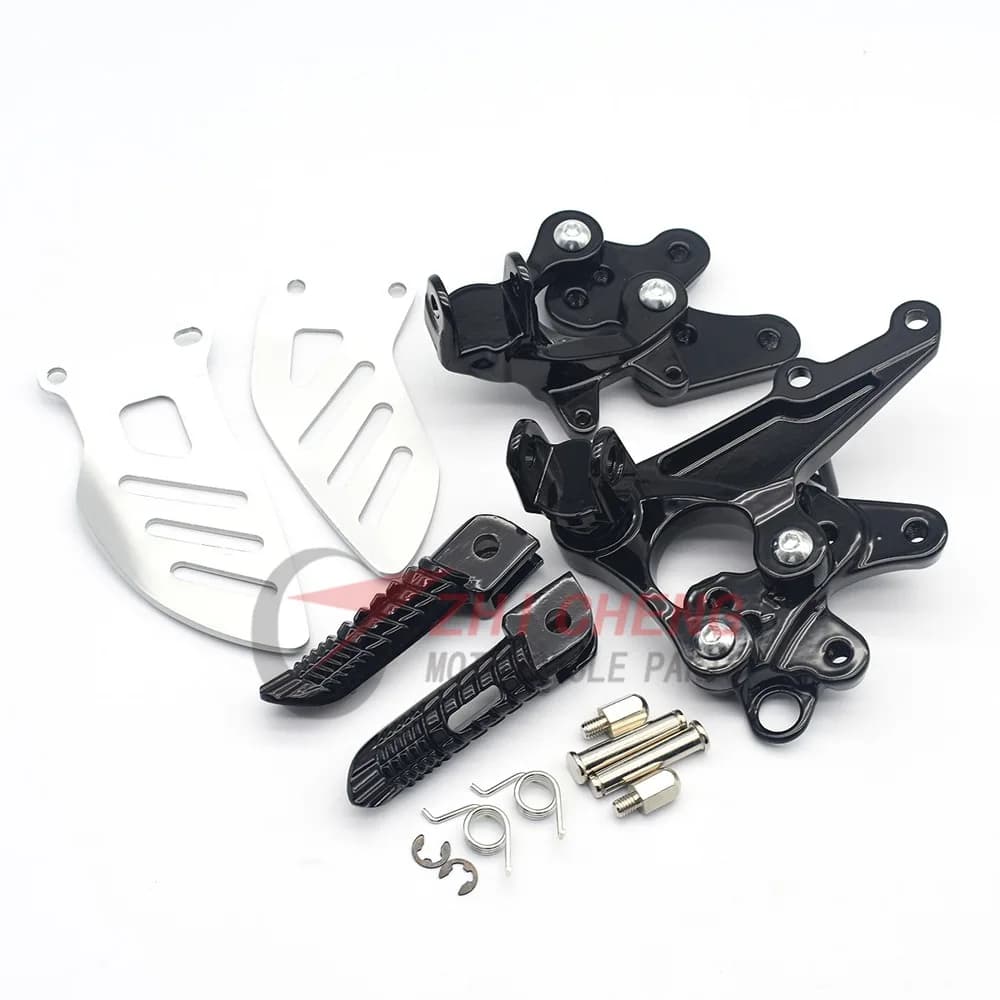 Pedane anteriori moto pedane pedane poggiapiedi staffa per GSXR600 GSXR750 2011-2018 GSXR1000 2009-2017 GSXR 600 750 1000