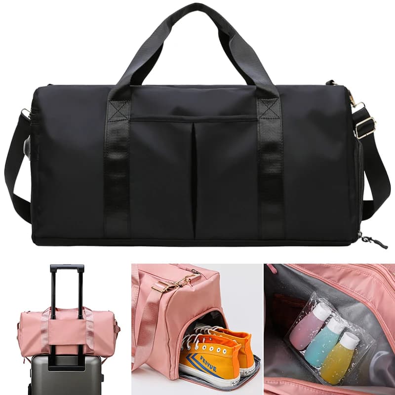 Sport all'aria aperta borsa da palestra impermeabile uomo donna allenamento Fitness nuoto borsa da viaggio borsa da Yoga borsa a tracolla per scarpe valigia Separazione a secco su umido sport