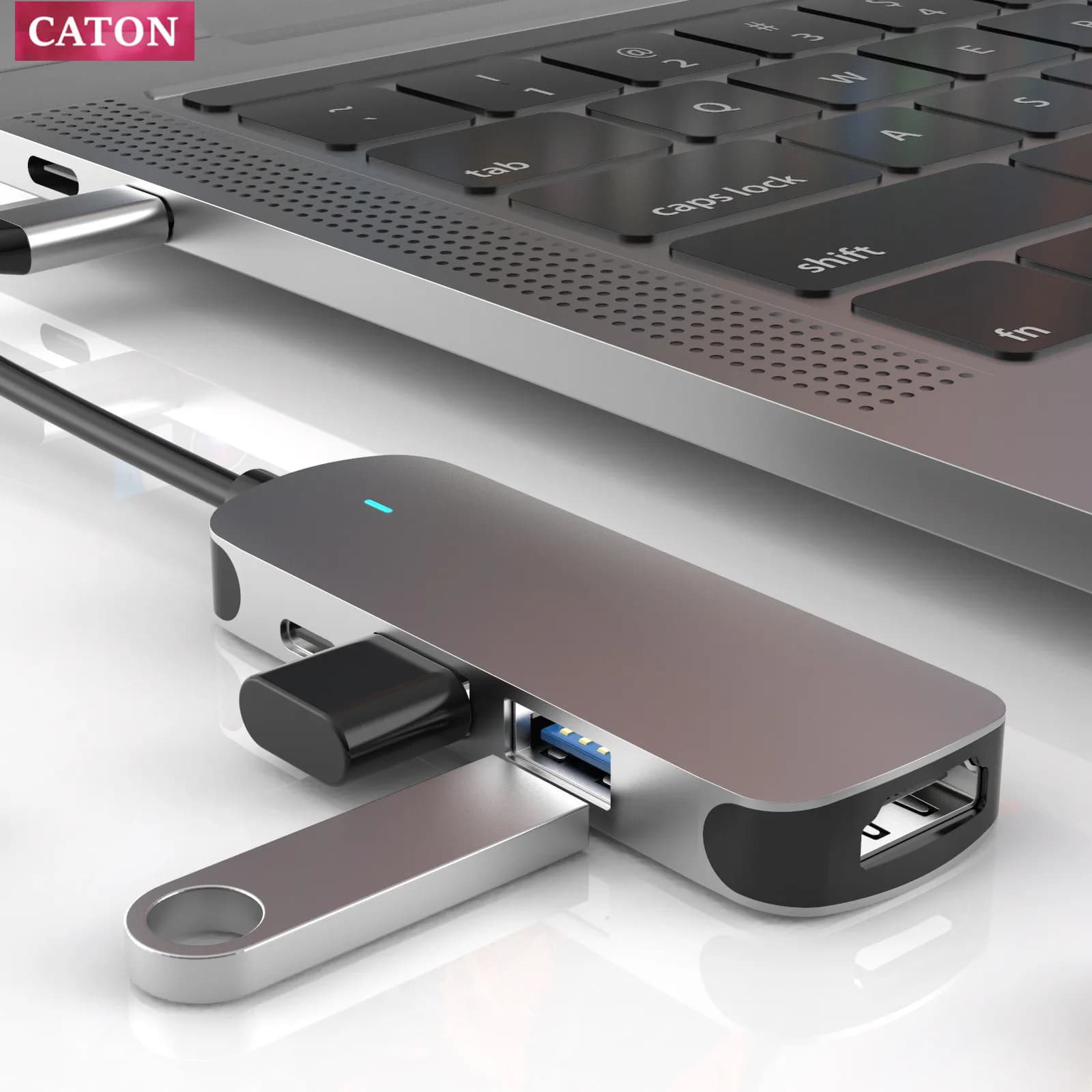Hub per Docking Station TFZHN con Hub USB tipo C Hub Usb Hub 10 in 1 convertitore Hub a HDMI 4K adattatore VGA RJ45