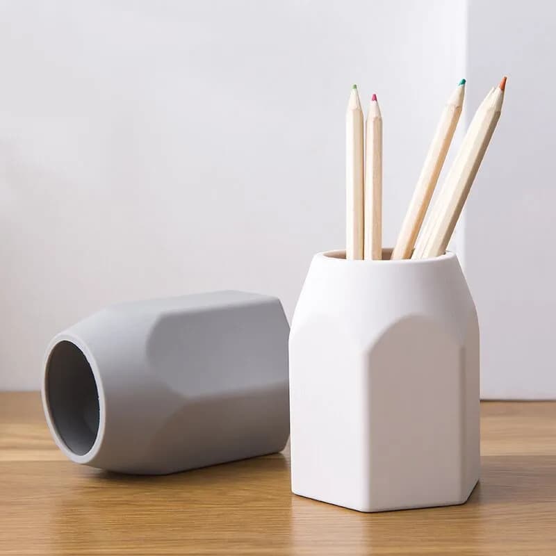 Sharkbang Silicone pen holder Table case Desk box Office holders School stationery supplies