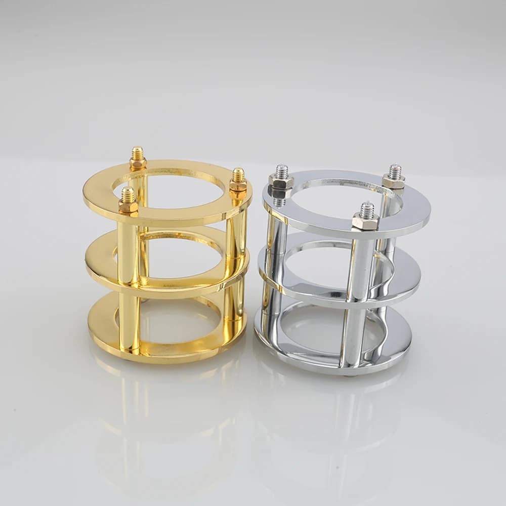 Chrome or gold plated protective cover Hi-End vacuum tube protection for 12AX7 12AT7 ECC83 6922 5687 HIFI Vintage Audio AMP DIY