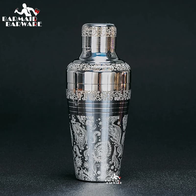 Shaker da cocktail Boston Bar in acciaio inossidabile Carven da 510 ml in stile giapponese