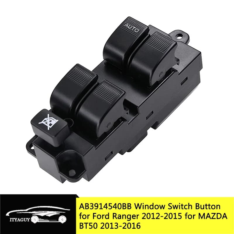 Front left side electric lift switch for Mazda BT50 2013-2016 for Ford Ranger 2012-2015 AB3914540BB AB39-14540- B