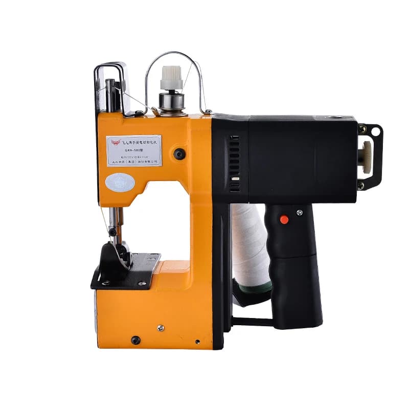 Macchina da cucire elettrica portatile Kit di riparazione artigianale multifunzione per uso domestico per cuciture chiuse per borse industriali tessili domestici