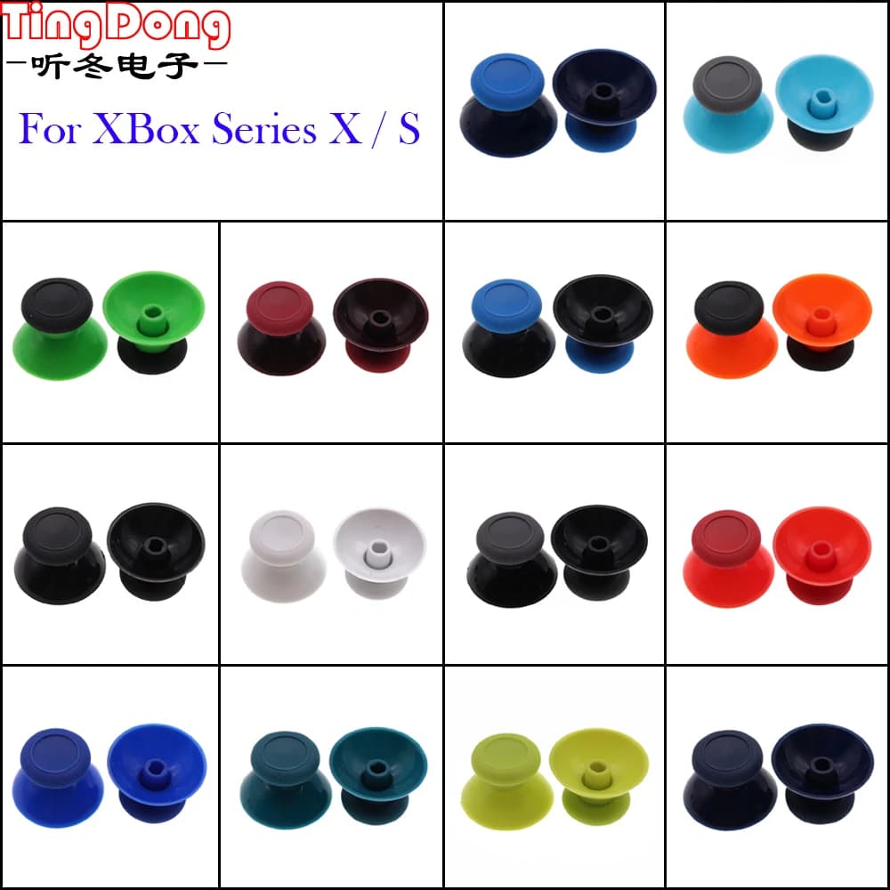 2 pezzi per Microsoft XBox One Series XS Controller 3d analogico Thumb Sticks Grip Joystick Cap ThumbSticks Cover Bianco Blu verde