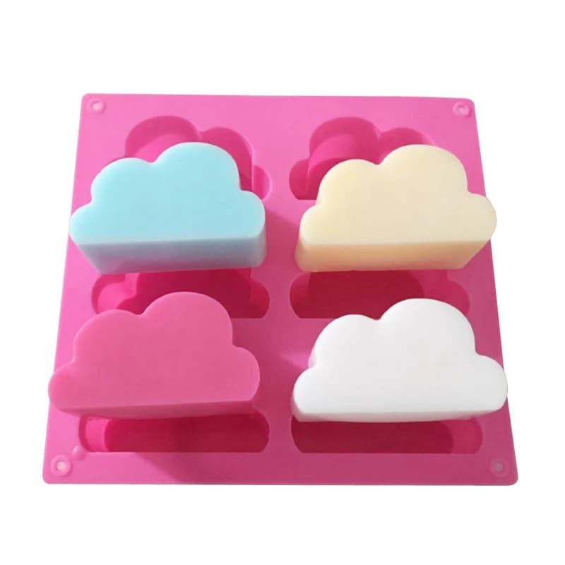 Stampo in Silicone a forma di nuvola per la cottura di Mousse forma di torta stampo per sapone forme in Silicone per stampo per gelatina di sapone creatore di cubetti di ghiaccio