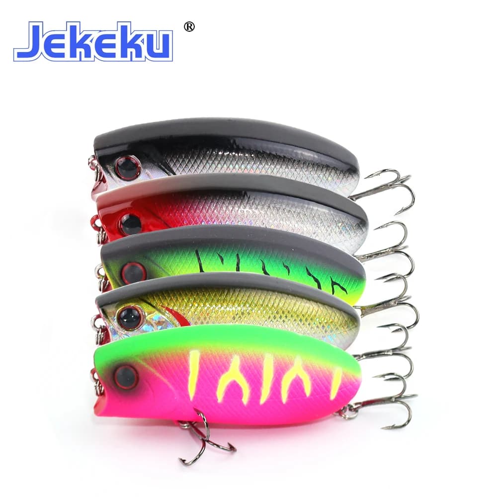 JEKEKU NEW 1pc Model Hard Crank Fishing Lure 55mm 10g Artificial Crank Hard Bait with Ball Minnow Fishing Wobblers esche per pesci
