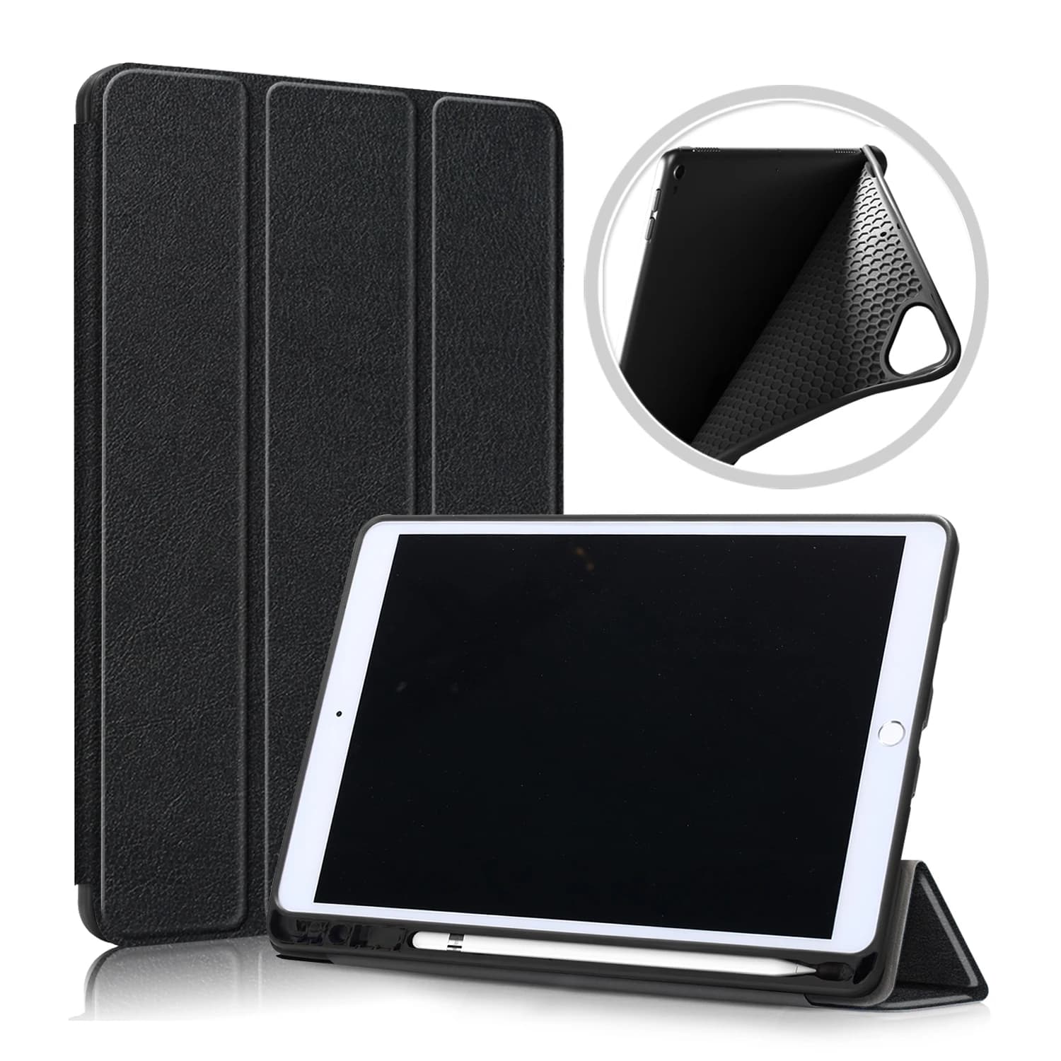 Per iPad Pro 10 5 Custodia con portapenne Supporto pieghevole magnetico Custodia posteriore in silicone per iPad Air 3 Pro 10.5 pollici 2019 2017 Cover