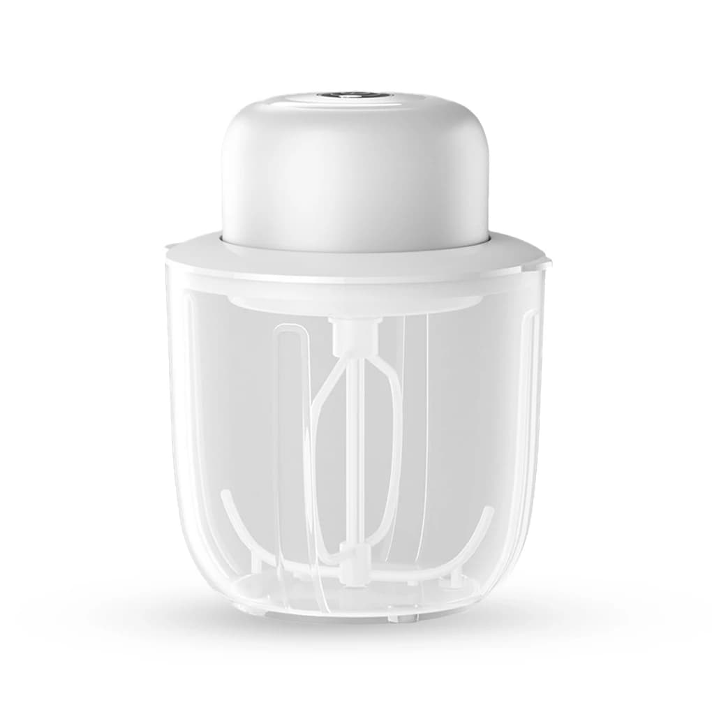 Frullino per le uova elettrico Frusta per panna Frullatore ricaricabile Frullatore portatile a basso rumore Accessorio per la cottura di torte Tazza singola blu