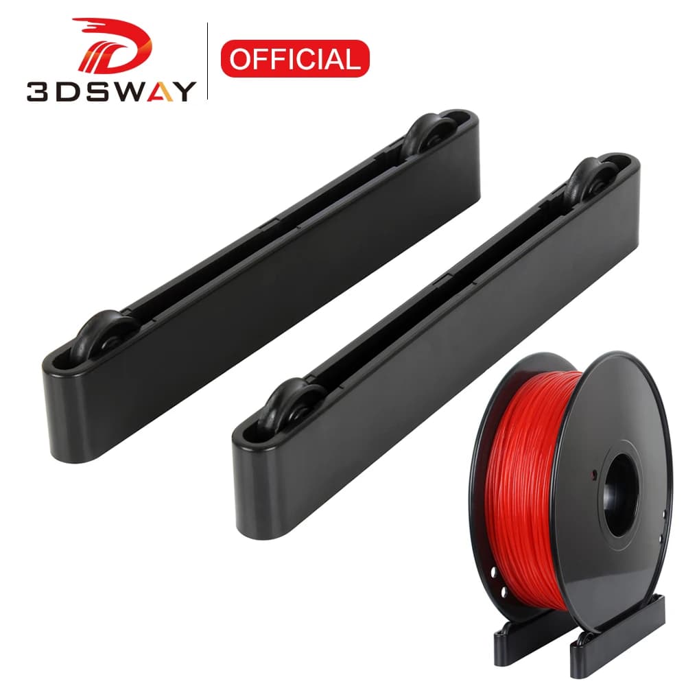 3DSWAY 3D Printer Parts Filament Coil Holder Rack Adjustable 1kg PLA ABS Consumption Materials Shelves Supplies Material Fixed Seat Tray