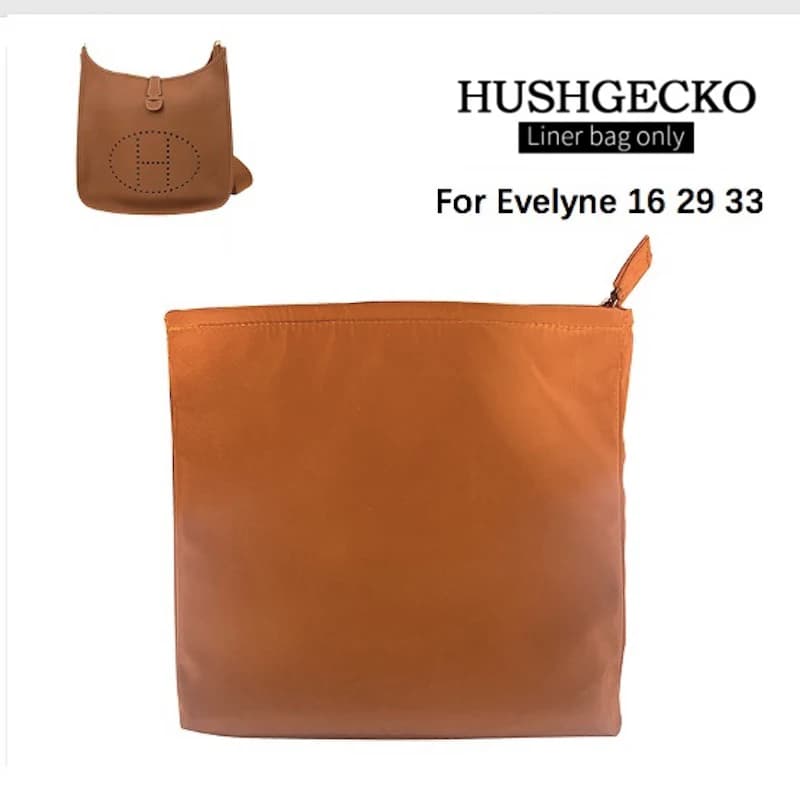 For Evelyne 16 29 33 insert bags Organizer bag for makeup arrange inner bag base portable shaper nylon premium (made by hand)
