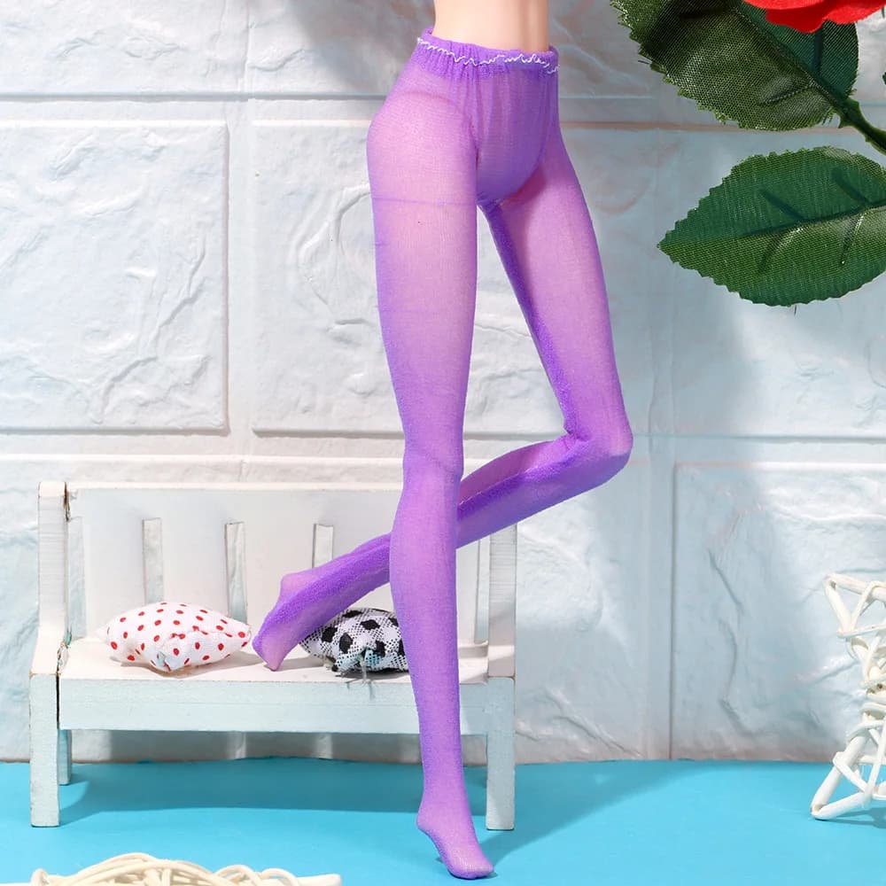 Colorato cuore amore moda bambola collant per accessori bambola calza per bambole 1/6 BJD calzino giocattolo per bambini fai da te