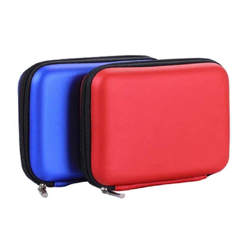 Borsa per HDD da 2,5 pollici Disco rigido USB esterno Porta mini cavo USB Custodia protettiva Custodia per auricolari Custodia per disco rigido per PC portatile