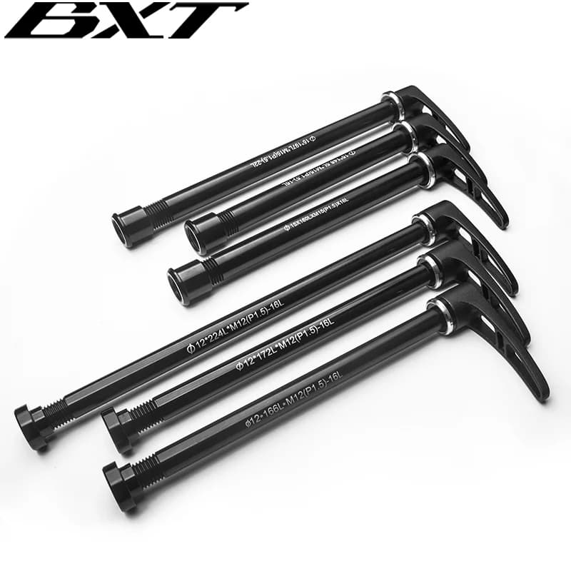 Spiedino a sgancio rapido per asse passante per bicicletta, spiedini per ruota posteriore in alluminio super leggero, mountain bike MTB, 29er, telaio 27,5er, 142x12mm