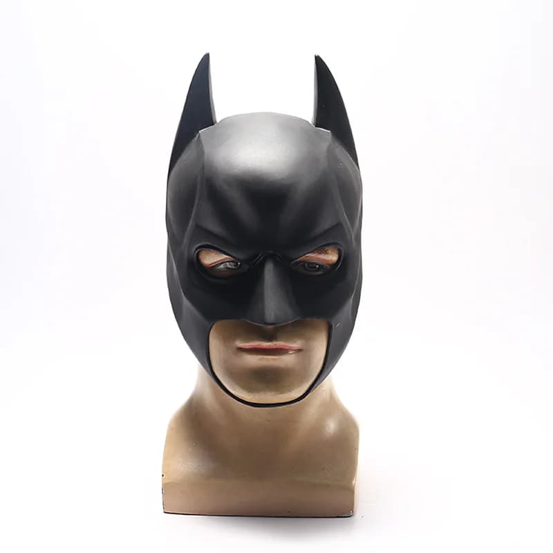 The Dark Knight Bruce Wayne Joker maschere Cosplay pipistrelli 1:1 riduzione casco integrale maschera in lattice di PVC morbido puntelli per feste di Halloween