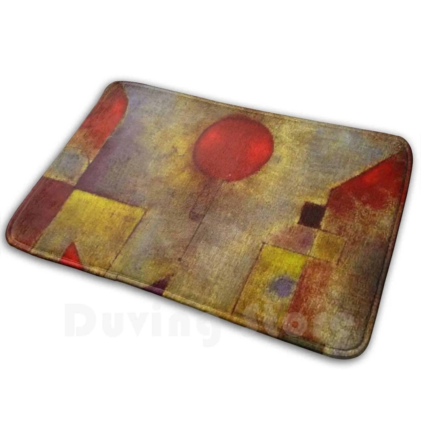 The Red Balloon Carpet Mat Rug Cushion Soft Paul Klee Klee Paul Klee Red Balloon Abstract Art Abstract Paul Klee