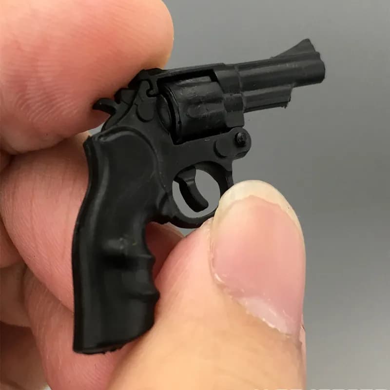 Kit di montaggio revolver in scala 1/6, accessori per pistola da soldato