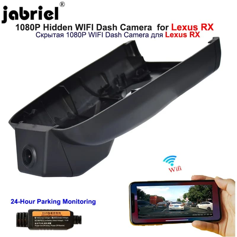 Jabriel 1080P Auto dash cam Wifi car dvr Car Camera per Lexus rx350 rx300 rx330 rx450h Lexus rx400h 2010 2015 2016 2017 2020