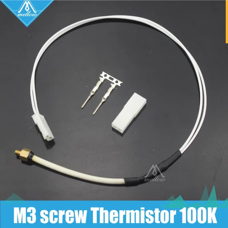 Caldo! 1 pz accessori per stampanti 3D M3 fissaggio a vite 104GT-2 JST spina termistore 100K modulare per estrusore stampante 3d/V5 V6 Hotend