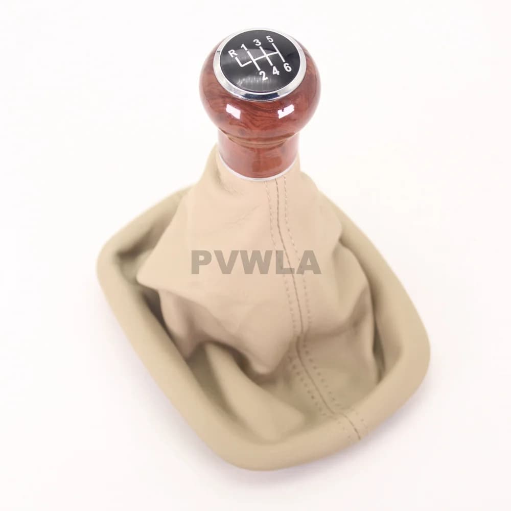 Per VW Passat B5 1997 1998 1999 2000 2001 2002 2003 2004 2005 Auto-styling 6 Velocità Gear Stick Pomello Del Cambio Con Stivale In Pelle PU