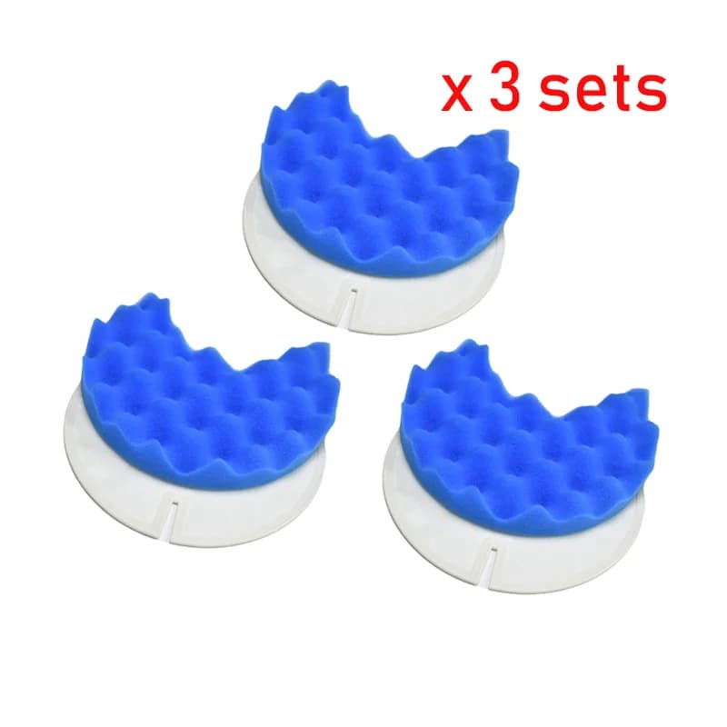 3sets foam & hepa filter for Samsung DJ97-00849A DJ97-00849B DJ97-01363A DJ97-00338C SC8400 vacuum cleaning filters replacement