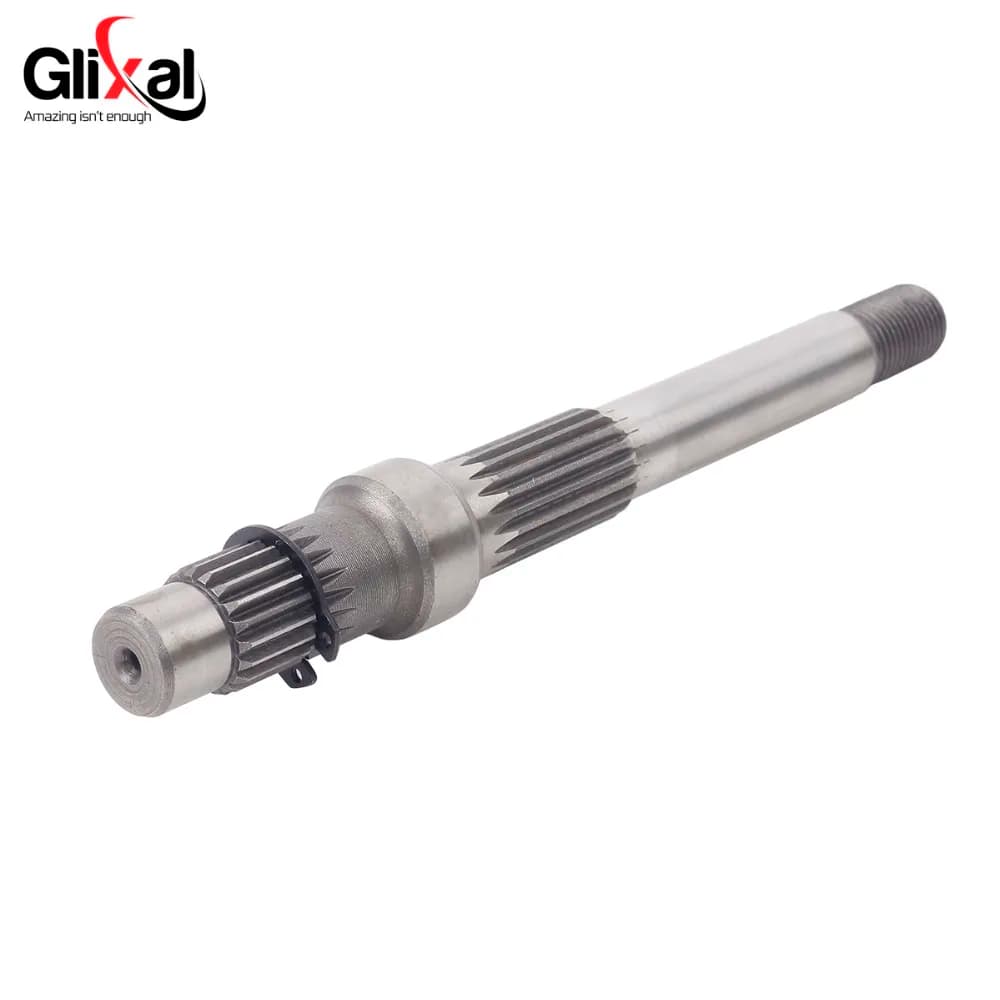 Albero di trasmissione finale uscita cambio Glixal GY6 125cc 150cc 197mm per 152QMI 157QMJ Scooter cinese a 4 tempi ciclomotore ATV Go-Kart