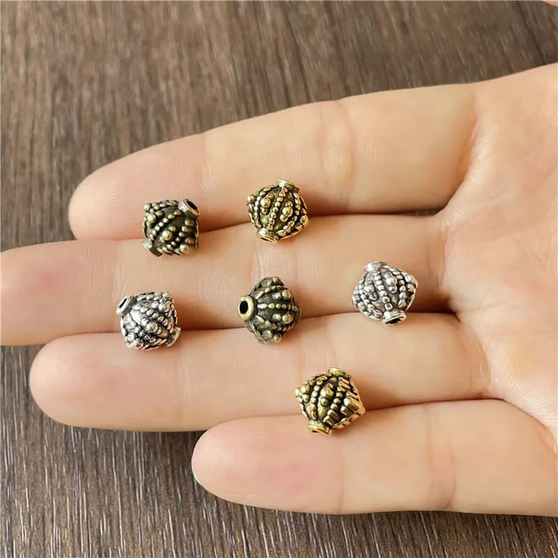 JunKang 10mm Perline perforate irregolari Creazione di gioielli Bracciale fatto a mano fai-da-te Collana Accessori di preghiera Commercio all'ingrosso
