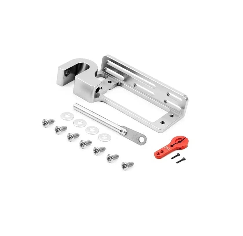 Dispositivo di interruttore parabolico servo Dispositivo di lancio per veicoli aerei Dispenser di tarocchi con servo braccio 25T per telecomando per auto RC ES3001