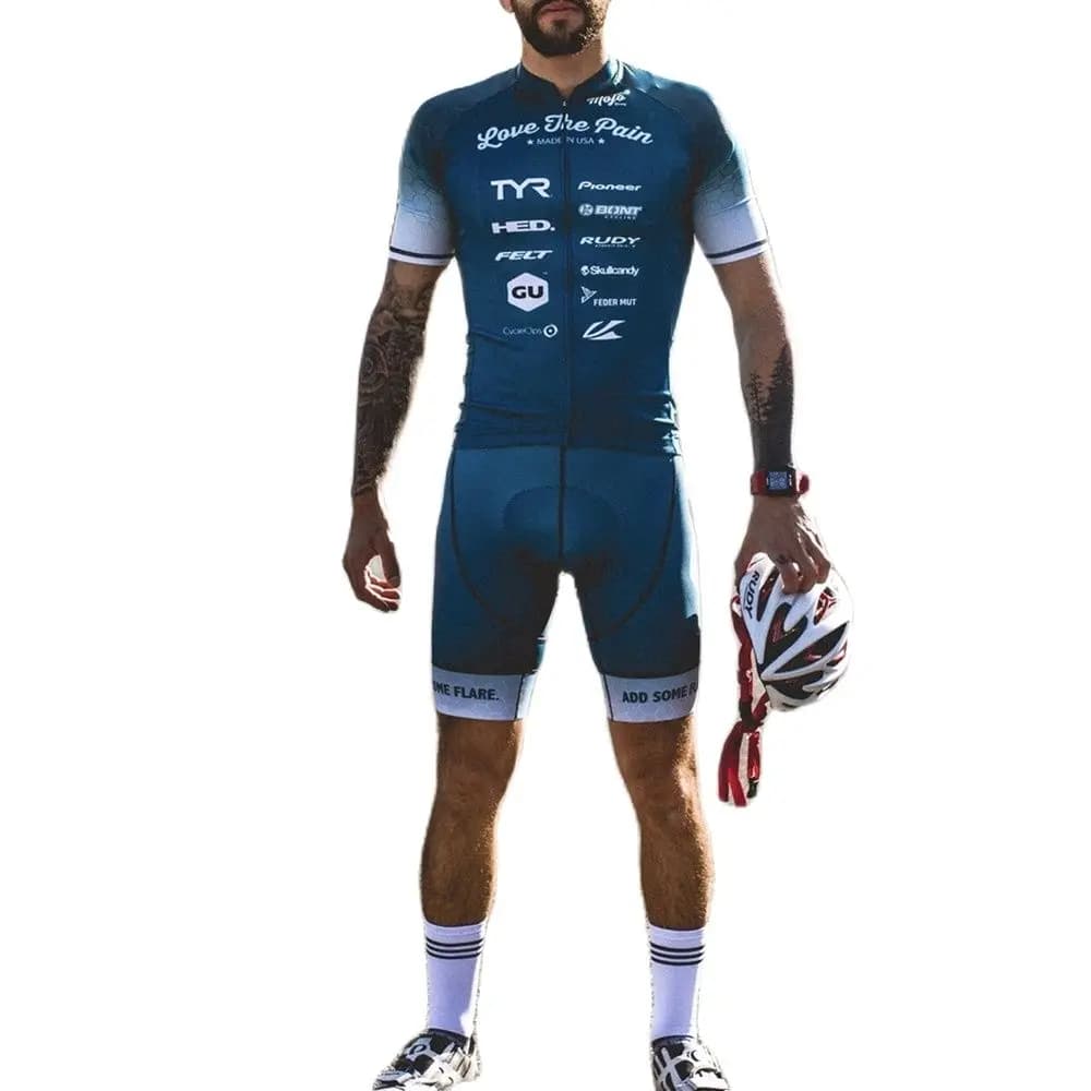 2022 Love The Pain men summer cycling jersey set bavaglino 9D bike Shorts set mtb ciclismo su strada quick dry pro shirts Maillot ciclismo