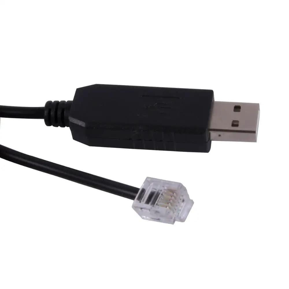 USB to RJ12 6P6C Console cable for APC 940-0144 UPS Dosors and Commutata PDU AP78xx, AP79xx, AP86xx, AP88xx, AP89xx