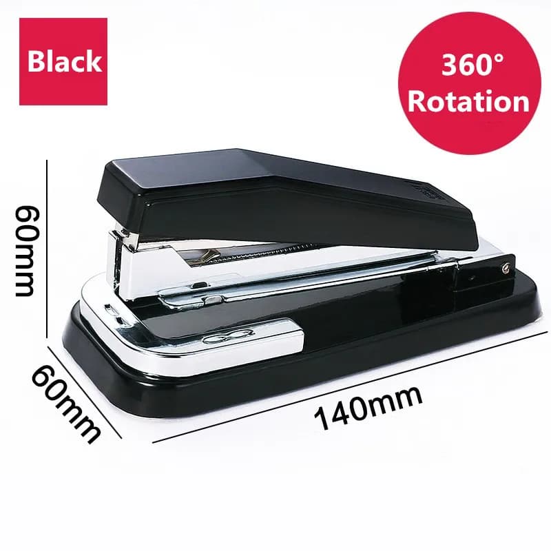 Tuta cucitrice manuale girevole a 360 ° Deli per 24/6 graffette forniture per ufficio scolastico cancelleria per studenti regalo strumento di rilegatura aziendale