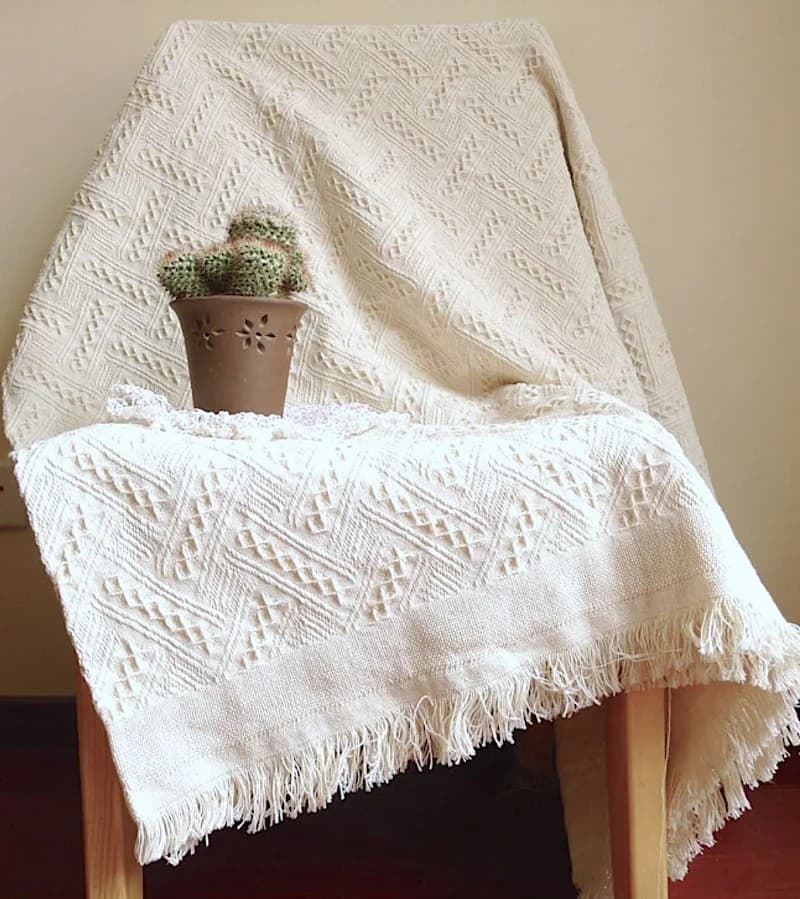 Tovaglia nordica Copritavolo bianco stile Ins - Protezione da scrivania rettangolare e rotonda per comodino, tovaglia da pranzo