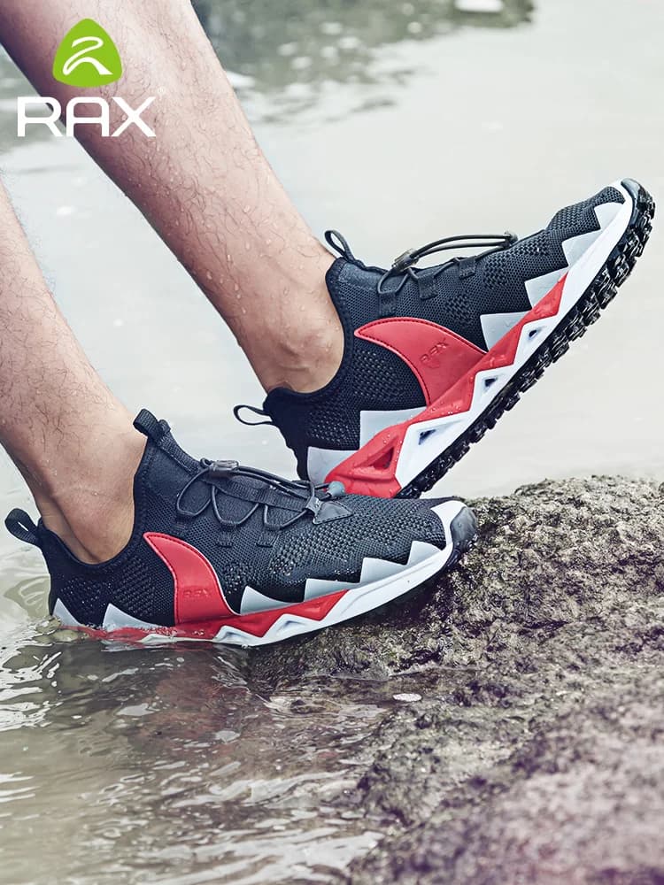 RAX scarpe estive a piedi nudi Aqua scarpe rosse nuove scarpe da spiaggia scarpe da donna a monte per uomo Sneakers nuoto all'aperto palestra pesca piede