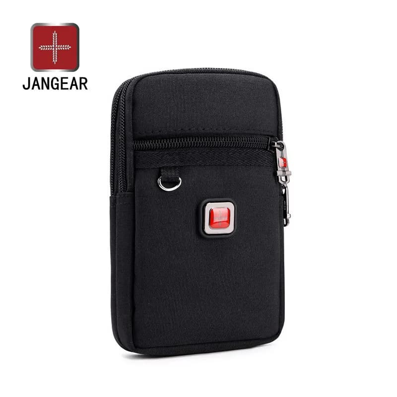 Waterproof Oranges Oxford Cloth Cell Phone Bag Key Holder Multi Function Retro Bag