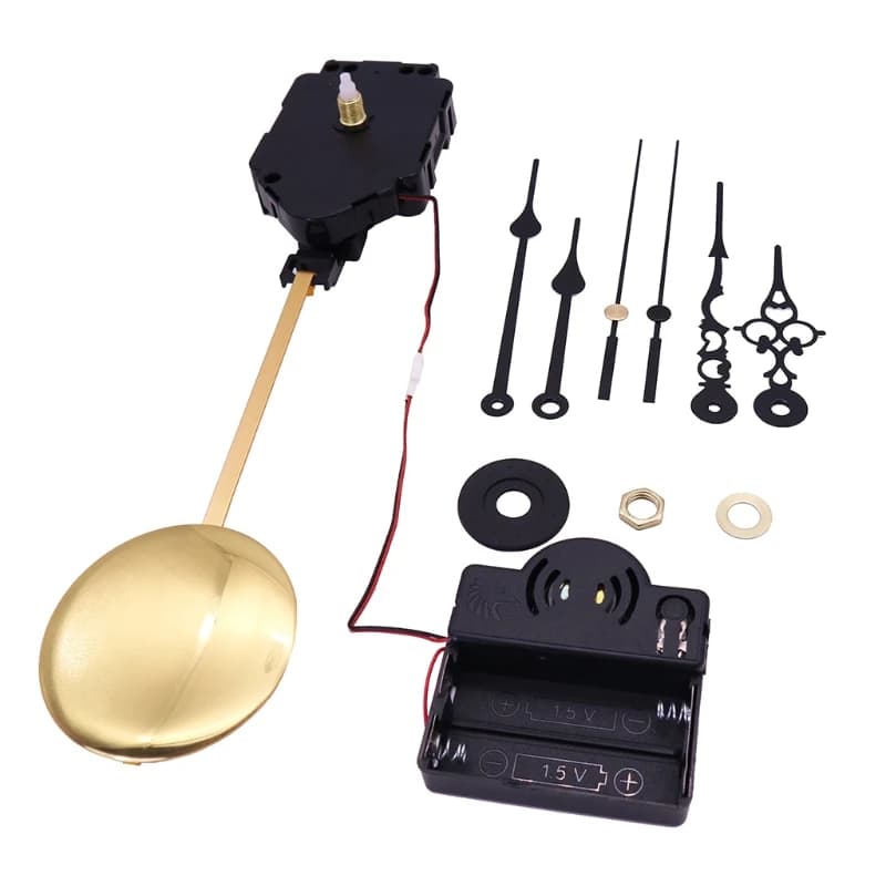 Silent watch movement mechanism with DIY quartz trigger with music box movement music box wall clock repair tools parts