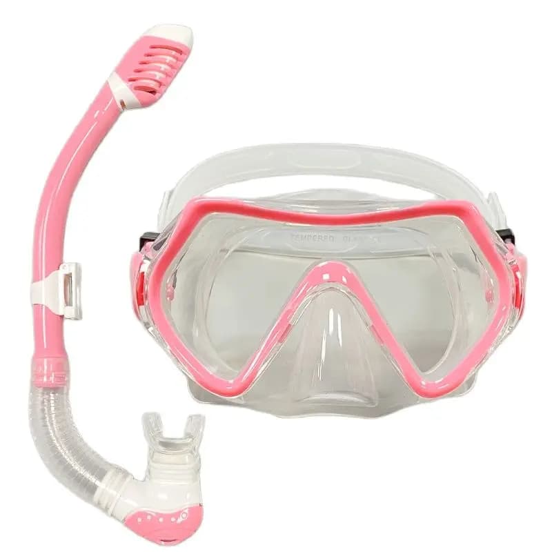 Professional swimming set for kids soft silicone glasses waterproof swim glasses underwater mask for kids breathing t
