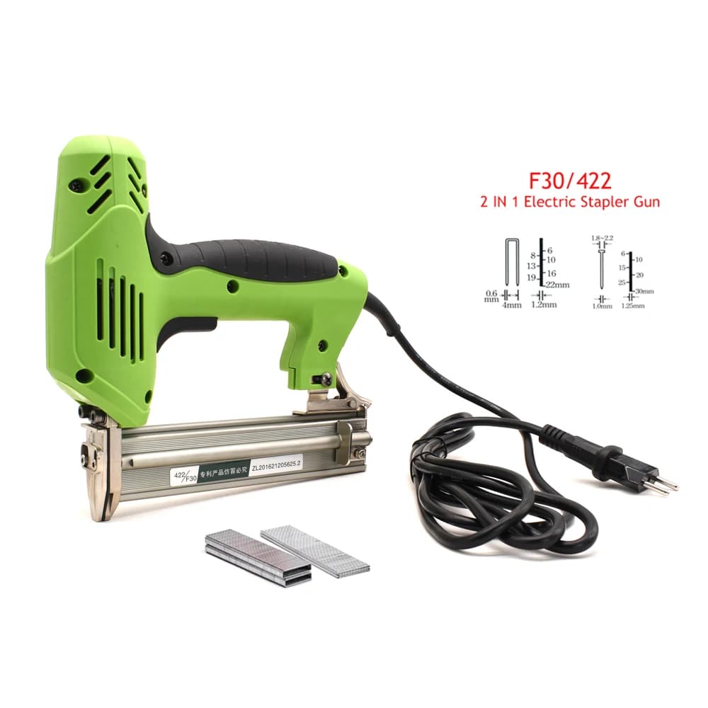 F30/422J cucitrice elettrica 2 In 1 pinzatrice per chiodi elettrici pinzatrice per la lavorazione del legno