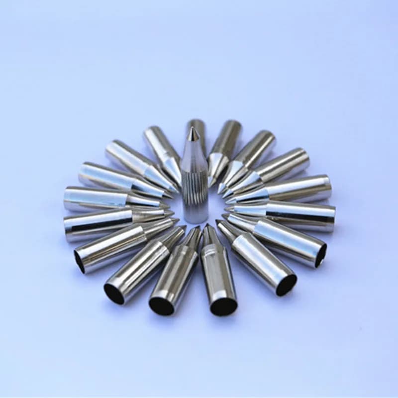12 punte per frecce da caccia Target Broadhead ID 8mm, punte per frecce da tiro con l'arco per aste in legno e bambù